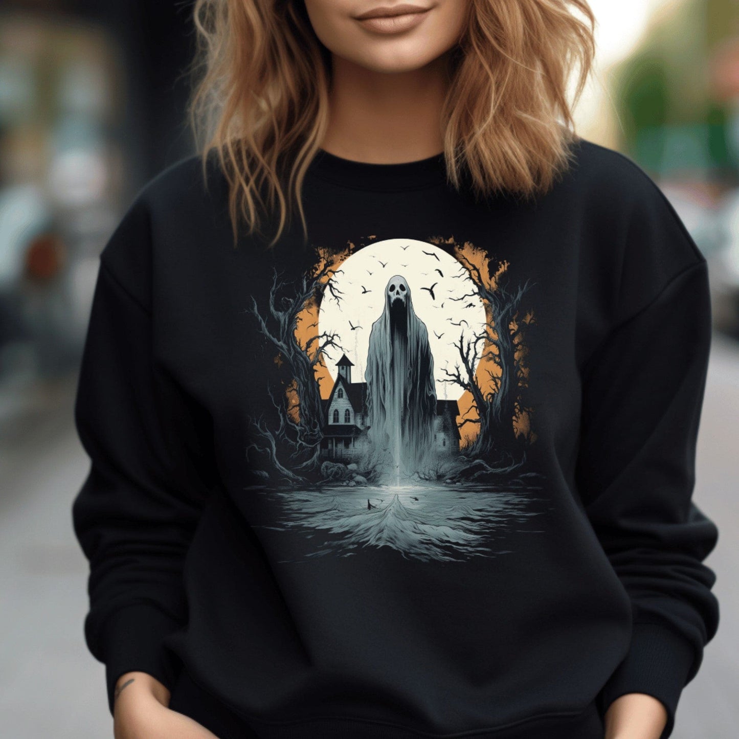 Halloween Ghostly Sweatshirt