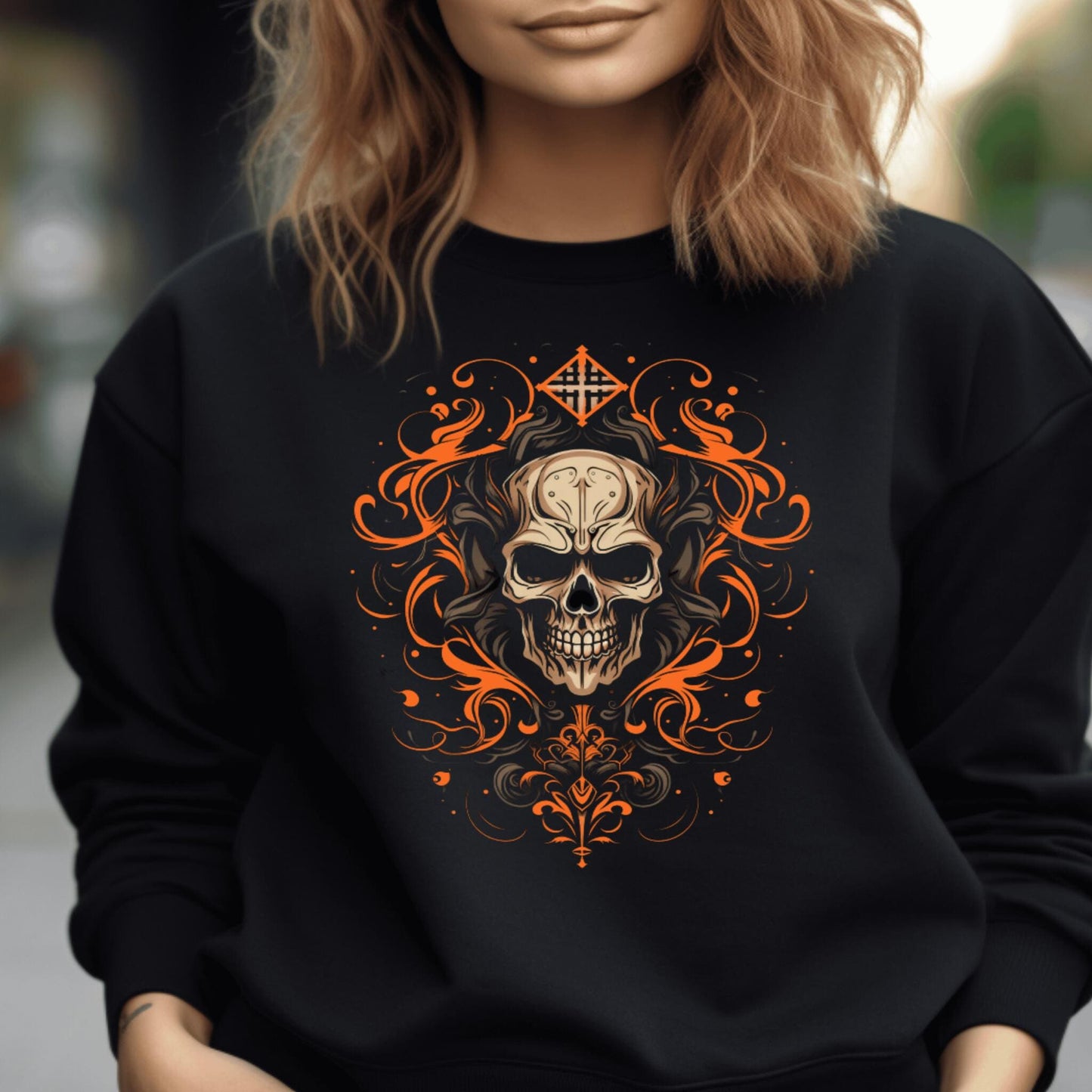 Halloween Skull EPIC Sweatshirt