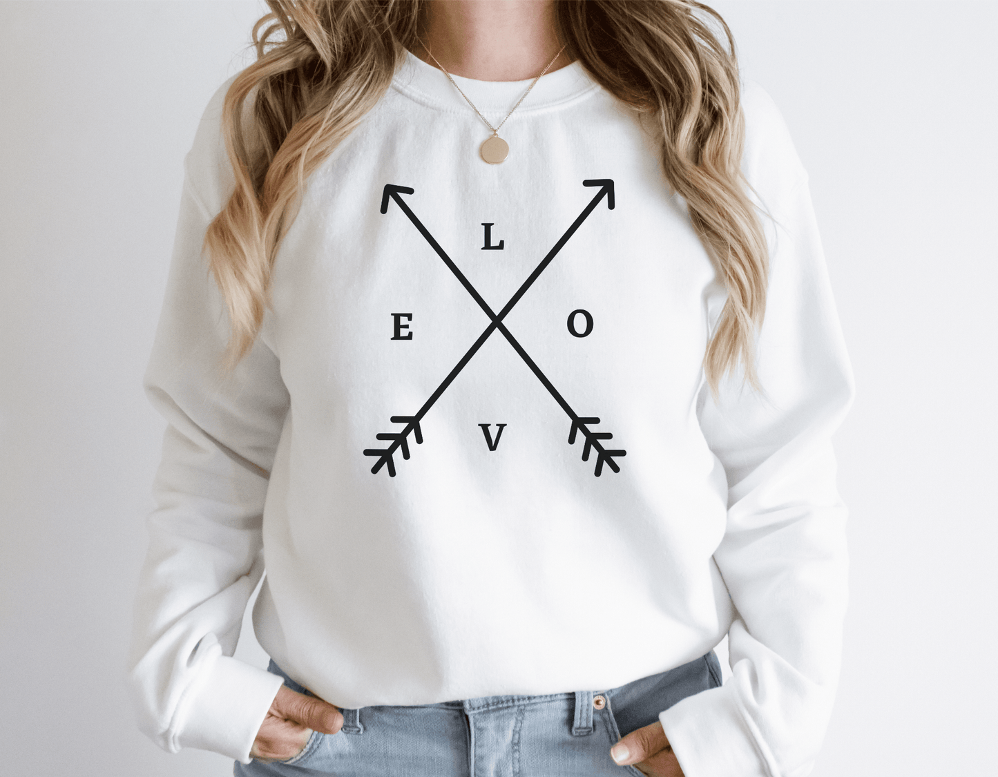 Shooting LOVE Arrows  Women's Sweatshirt Love Vibes